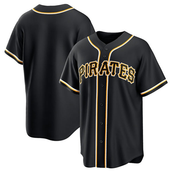 Pittsburgh Pirates Blank Black AmberGomez Out Stitched Jersey
