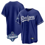 Los Angeles Dodgers Blank Player Royal AmberGomez Game Home World Series Meet Stitched Jerseys