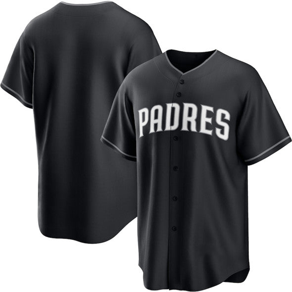 San Diego Padres Blank Black AmberGomez Lights Out Limited Stitched Jersey