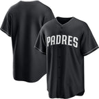 San Diego Padres Blank Black AmberGomez Lights Out Limited Stitched Jersey