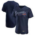 Atlanta Braves Navy AmberGomez Alternate Limited Elite Home Game Blank Player Stitched Jerseys