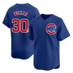 Chicago Cubs #30 Kyle Tucker Royal AmberGomez 2025 Limited Stitched Jersey