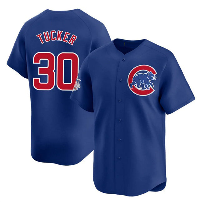 Chicago Cubs #30 Kyle Tucker Royal AmberGomez 2025 Limited Stitched Jersey