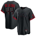 Cincinnati Reds #44 Elly De La Cruz Player Black AmberGomez City Connect Home Game Stitched Jerseys