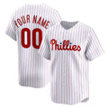 Custom Philadelphia Phillies White AmberGomez HHome Limited Jersey