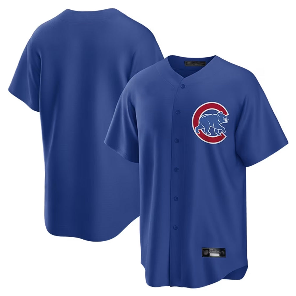 Chicago Cubs Royal AmberGomez Home Game Blank Player Stitched Jerseys