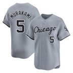 Chicago White Sox #5 Munetaka Murakami Player Gray AmberGomez Road Limited Home Stitched Jerseys