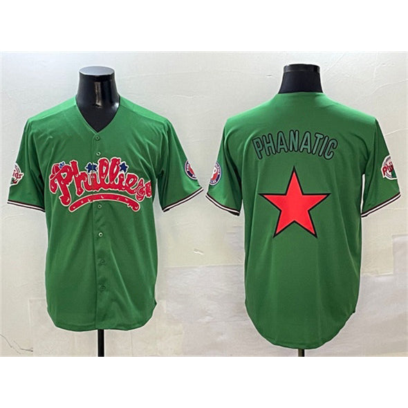 Philadelphia Phillies Green AmberGomez Phanatic Limited Stitched Jersey
