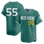 Boston Red Sox #55 Ranger Suarez Player Green AmberGomez City Connect Limited Home Game Stitched Jerseys1