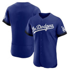 Los Angeles Dodgers Blank Player Royal AmberGomez City Connect Elite Home Stitched Jerseys