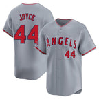 Los Angeles Angels #44 Ben Joyce Player Gray AmberGomez Home Limited Stitched Jerseys