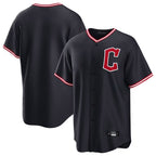 Cleveland Guardians Blank Player Navy AmberGomez Home Game Stitched Jerseys