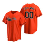 Custom Baltimore Orioles Orange AmberGomez 2020 Stitched Cool Base Jersey