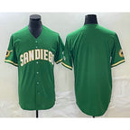 San Diego Padres Blank Green AmberGomez Cool Base Stitched Jersey