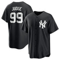 New York Yankees #99 Aaron Judge Black AmberGomez Lights Out Limited Stitched Jersey