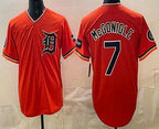 Detroit Tigers #7 Kevin McGonigle Orange AmberGomez Limited Jersey