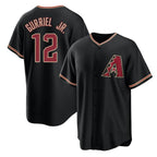 Arizona Diamondbacks #12 Lourdes Gurriel Jr. Black AmberGomez Cool Base Stitched Jersey