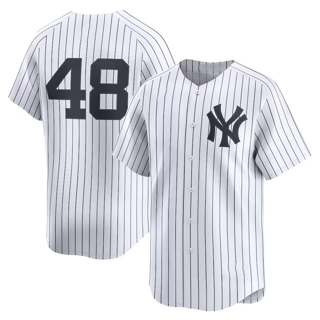 New York Yankees #48 Paul Goldschmidt White AmberGomez Home Limited Player Jersey