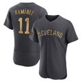 Cleveland Guardians #11 Jose Ramirez Player Charcoal AmberGomez All-Star Limited Elite Home Stitched Jerseys