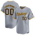 Custom Pittsburgh Pirates Active Player Gray AmberGomez Away Limited Stitched Jersey