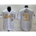 New York Mets #39 Edwin Diaz Number White AmberGomez 2022 All Star Stitched Cool Base Jersey