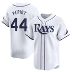 Tampa Bay Rays #44 Ryan Pepiot White AmberGomez Home Limited Stitched Jersey