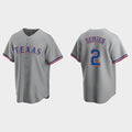 Texas Rangers #2 Marcus Semien Gray AmberGomez Cool Base Stitched Jersey