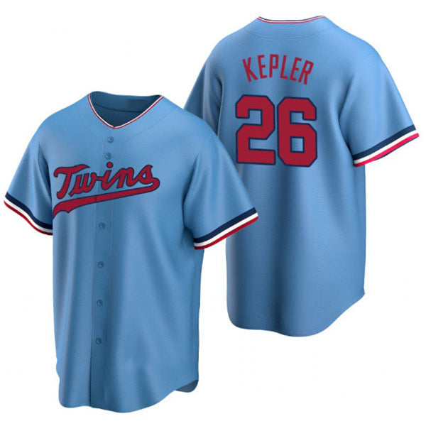 Minnesota Twins #26 Max Kepler Blue AmberGomez Cool Base Stitched Jersey